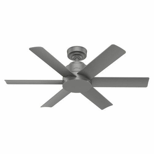 Hunter Kennicott 44" Outdoor Ceiling Fan - Matte Silver - 51115