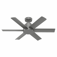 Hunter Kennicott 44" Outdoor Ceiling Fan - Matte Silver - 51115