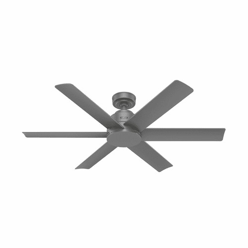 Hunter Kennicott 52" Outdoor Ceiling Fan - Matte Silver - 51179