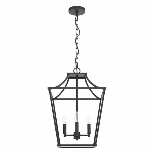 Hunter Laurel Ridge 15" 4 Light Lantern Pendant - Natural Iron - 19068
