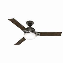 Hunter Leoni 48" Ceiling Fan w/LED Light - Noble Bronze - 59219