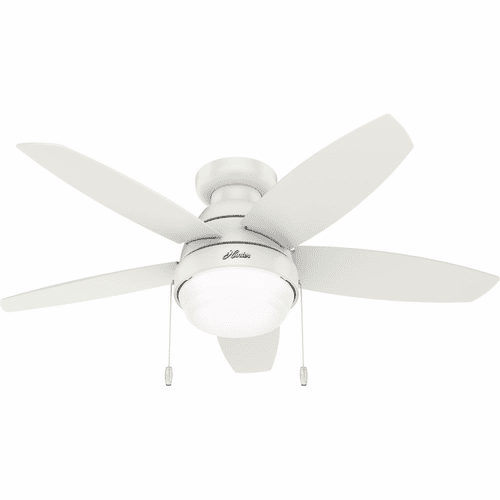 Hunter Lilliana 44" Ceiling Fan w/LED Light - Fresh White - 51224