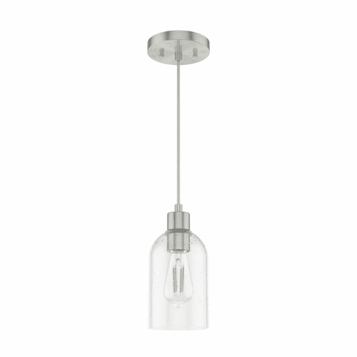 Hunter Lochemeade 1 Light Mini Pendant - Brushed Nickel - 19200