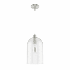 Hunter Lochemeade 1 Light Pendant - Brushed Nickel - 19203 Hunter Lochemeade 1 Light Pendant - Brushed Nickel - 19203
