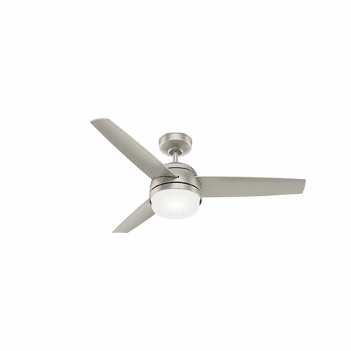 Hunter Midtown 48" Ceiling Fan w/LED Light - Matte Nickel - 54212