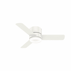 Hunter Minimus 44" LED Low Profile Ceiling Fan - Fresh White - 59452 Hunter Minimus 44" LED Low Profile Ceiling Fan - Fresh White - 59452