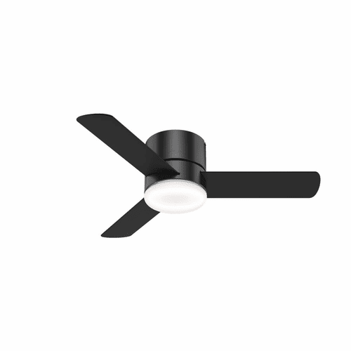 Hunter Minimus 44" LED Low Profile Ceiling Fan - Matte Black - 59453