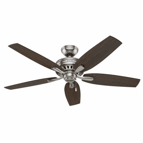 Hunter Newsome 52" Ceiling Fan - Brushed Nickel - 53321