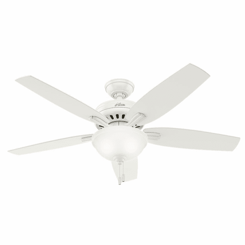 Hunter Newsome 52" Ceiling Fan w/LED Light - Fresh White - 53310