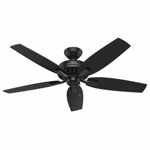 Hunter Newsome 52" Outdoor Ceiling Fan - Matte Black - 53324
