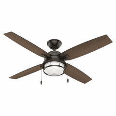 Hunter Ocala 52" Outdoor Ceiling Fan w/LED Light - Noble Bronze - 59214