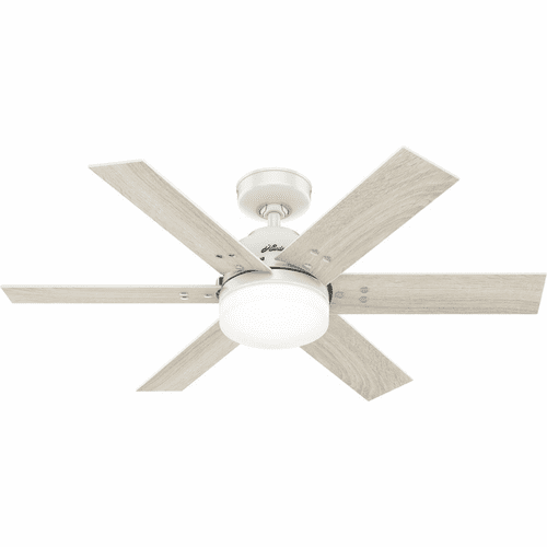 Hunter Pacer 44" Ceiling Fan w/LED Light - Fresh White - 51205