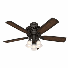Hunter Promenade 54" Ceiling Fan w/LED Light - Brittany Bronze - 59546 Hunter Promenade 54" Ceiling Fan w/LED Light - Brittany Bronze - 59546