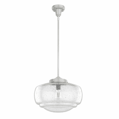 Hunter Saddle Creek 1 Light Large Pendant - Brushed Nickel - 19193
