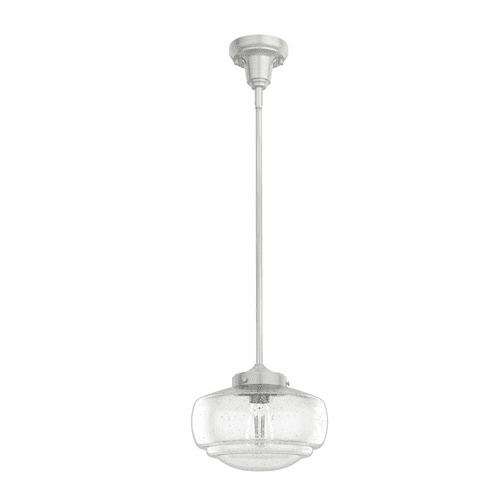 Hunter Saddle Creek 1 Light Mini Pendant - Brushed Nickel - 19189
