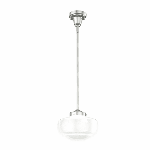 Hunter Saddle Creek 1 Light Mini Pendant - Brushed Nickel - 19190