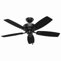 Hunter Sea Wind 48" Outdoor Ceiling Fan - Matte Black - 53351