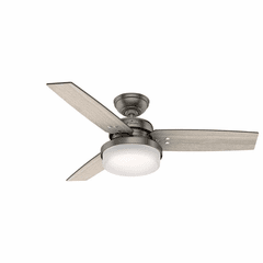 Hunter Sentinel 44" Ceiling Fan w/LED Light - Brushed Slate - 50393 Hunter Sentinel 44" Ceiling Fan w/LED Light - Brushed Slate - 50393
