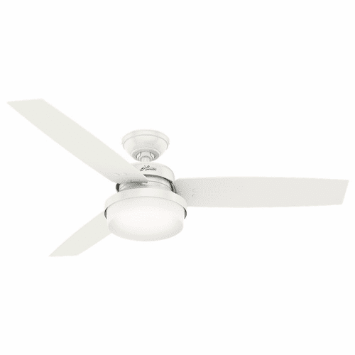 Hunter Sentinel 52" Ceiling Fan w/LED Light - Fresh White - 59169