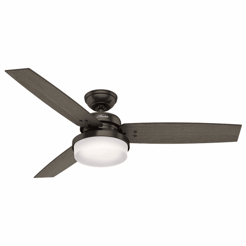 Hunter Sentinel 52" Ceiling Fan w/LED Light - Premier Bronze - 59210