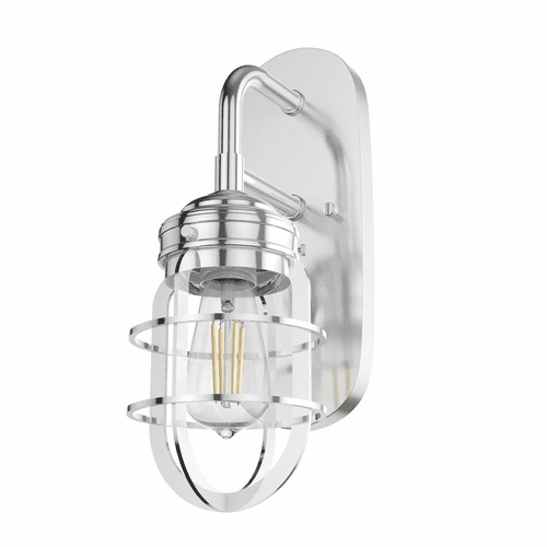 Hunter Starklake 1 Light Wall Sconce - Chrome - 19047