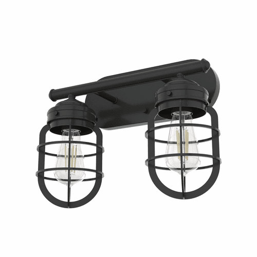 Hunter Starklake 2 Light Bath Vanity - Noble Bronze - 19043