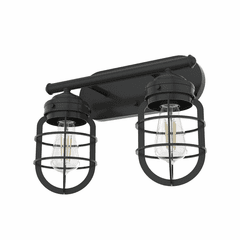 Hunter Starklake 2 Light Bath Vanity - Noble Bronze - 19043