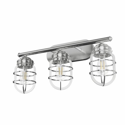 Hunter Starklake 3 Light Bath Vanity - Chrome - 19051