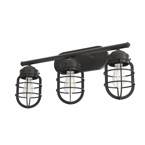 Hunter Starklake 3 Light Bath Vanity - Noble Bronze - 19044