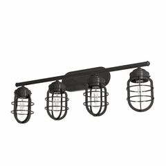 Hunter Starklake 4 Light Bath Vanity - Noble Bronze - 19045