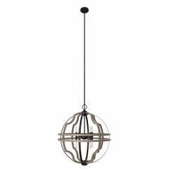 Hunter Stone Creek 25" 8 Light Pendant - French Oak - 19225