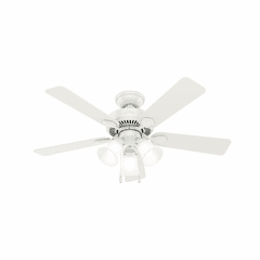 Hunter Swanson 44" Ceiling Fan w/LED Light - Fresh White - 50885 Hunter Swanson 44" Ceiling Fan w/LED Light - Fresh White - 50885