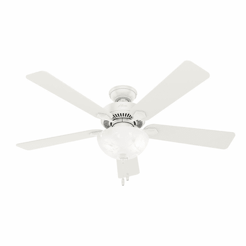 Hunter Swanson 52" Ceiling Fan w/LED Light - Fresh White - 50908
