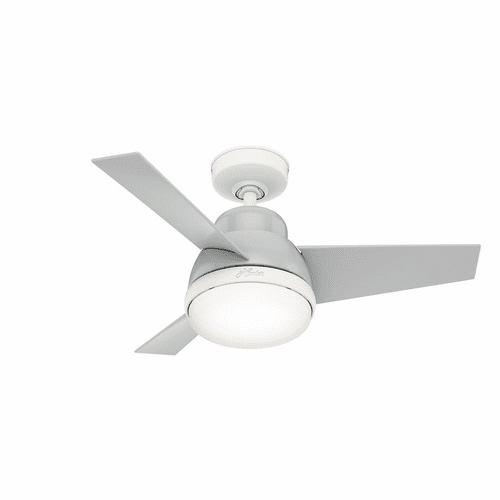 Hunter Valda 36" Ceiling Fan w/LED Light - Dove Grey - 51328