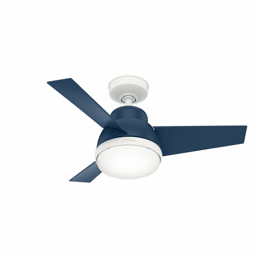Hunter Valda 36" Ceiling Fan w/LED Light - Indigo Blue - 51838