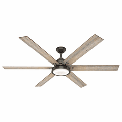 Hunter Warrant 70" LED Ceiling Fan - Noble Bronze - 59397