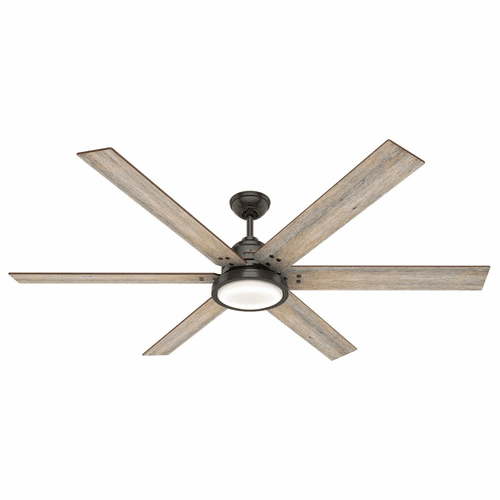 Hunter Warrant 70" LED Ceiling Fan - Noble Bronze - 59397