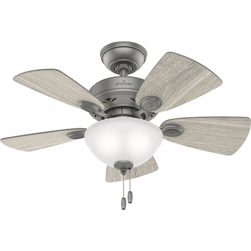 Hunter Watson 43" 2-LT Ceiling Fan - Matte Silver - 51471