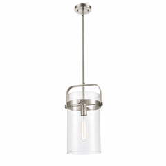 Innovations 1-LT Mini Pendant - Brushed Satin Nickel - 413-1S-SN-8CL