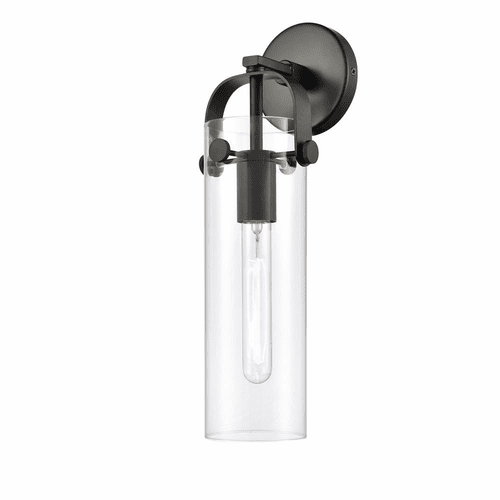 Innovations 1-LT Sconce - Matte Black - 413-1W-BK-4CL