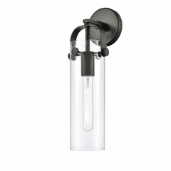 Innovations 1-LT Sconce - Matte Black - 413-1W-BK-4CL