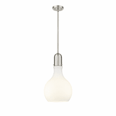 Innovations Amherst 1-LT 11.75" LED Mini Pendant - Brushed Satin Nickel - 492-1S-SN-G581-12-LED