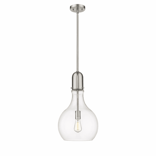Innovations Amherst 1-LT 11.75" LED Mini Pendant - Brushed Satin Nickel - 492-1S-SN-G582-12-LED