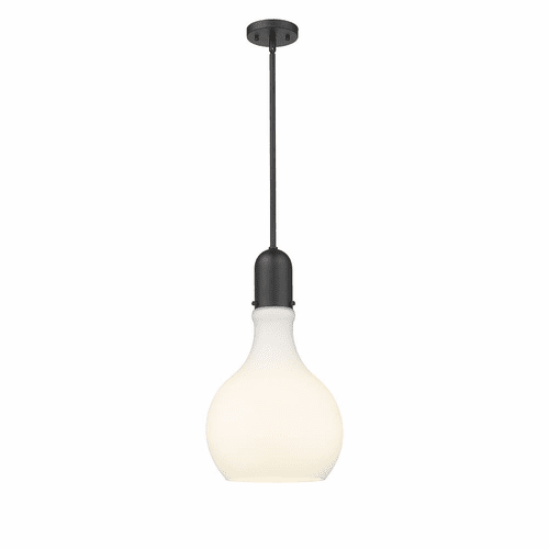 Innovations Amherst 1-LT 11.75" LED Mini Pendant - Matte Black - 492-1S-BK-G581-12-LED