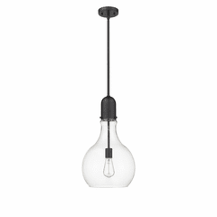 Innovations Amherst 1-LT 11.75" LED Mini Pendant - Matte Black - 492-1S-BK-G582-12-LED