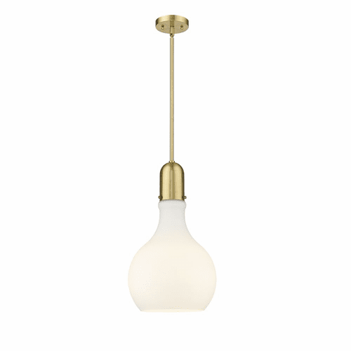 Innovations Amherst 1-LT 11.75" LED Mini Pendant - Satin Gold - 492-1S-SG-G581-12-LED