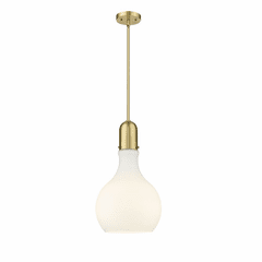 Innovations Amherst 1-LT 11.75" LED Mini Pendant - Satin Gold - 492-1S-SG-G581-12-LED