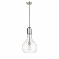 Innovations Amherst 1-LT 11.75" Mini Pendant - Brushed Satin Nickel - 492-1S-SN-G582-12