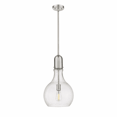 Innovations Amherst 1-LT 11.75" Mini Pendant - Brushed Satin Nickel - 492-1S-SN-G584-12