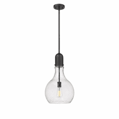 Innovations Amherst 1-LT 11.75" Mini Pendant - Matte Black - 492-1S-BK-G584-12